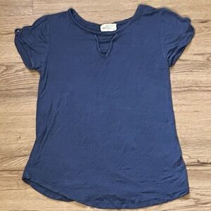 Glitz Athleisure Blue Top